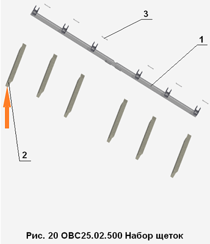 Щетка 2Г-04-25-30-920 (ОВС 25) фанера: купить в Ростове-на-Дону