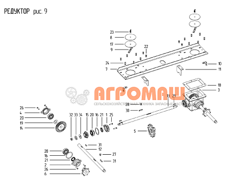 Крышка с редукторами ПЗС 100.06.030: купить в Ростове-на-Дону