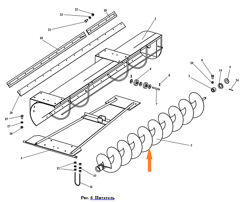 Шнек ОВИ 05.350: купить в Ростове-на-Дону