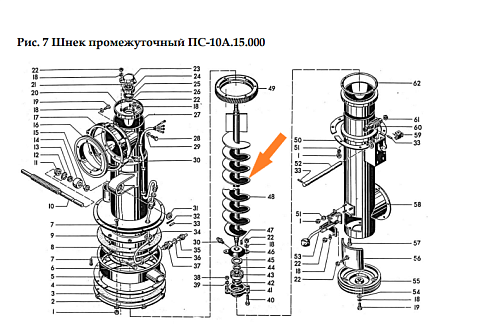 Шнек ПС-10.15.040: купить в Ростове-на-Дону
