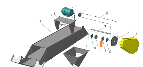 Звездочка А 100-01.03.00 (dвнут-35 или dвнут-45, z-10): купить в Ростове-на-Дону