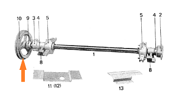 Шкив привода реш. Стана 280/315 ф=45: купить в Ростове-на-Дону