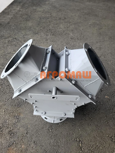 Клапан ручной симметричный ф200мм уг45гр (распределитель) : купить в Ростове-на-Дону