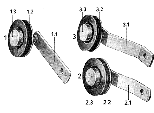 Ролик натяжной внутренний с валом и кронштейном: купить в Ростове-на-Дону