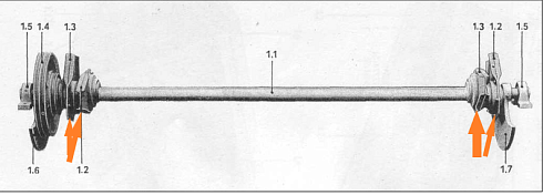 Головка шатун гл. вала К527/547: купить в Ростове-на-Дону