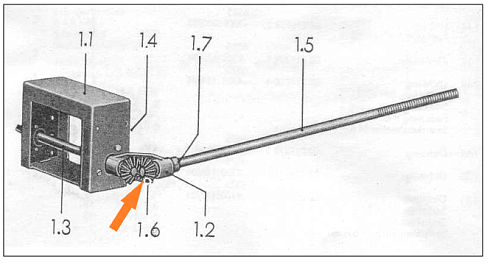 Шестерня коническая регулировки аспирации К-527, К-547 (пласт.): купить в Ростове-на-Дону