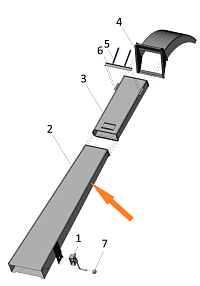 Лоток А-100-07.04.01.00 (Труба А-100): купить в Ростове-на-Дону