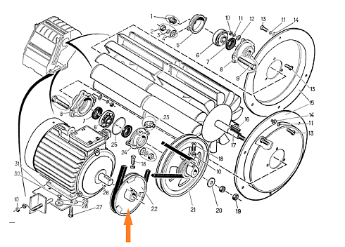 Шкив МПО 50.04.101: купить в Ростове-на-Дону