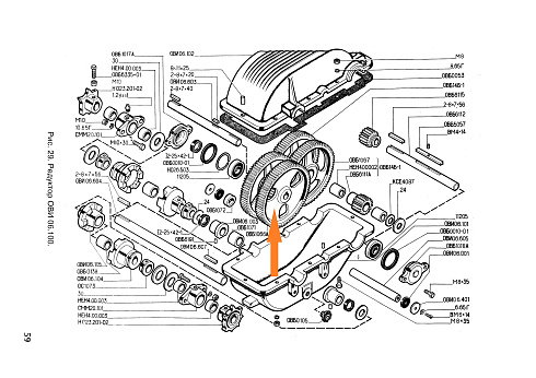 Колесо зубчатое ОВБ 1066 (z=82) ЗЭ 07.000: купить в Ростове-на-Дону