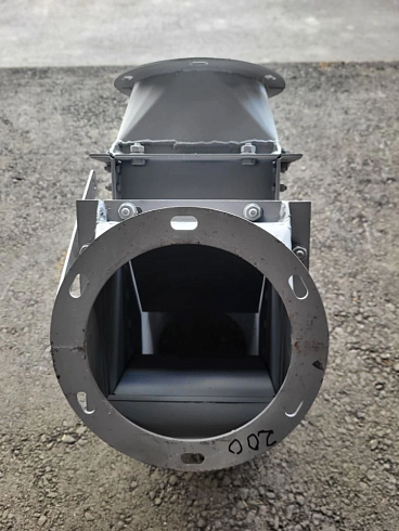 Клапан ручной симметричный ф200мм уг45гр (распределитель) : купить в Ростове-на-Дону