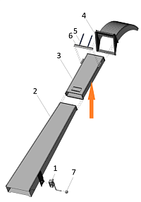 Лоток А-100-07.04.02.00 (Труба А-100): купить в Ростове-на-Дону