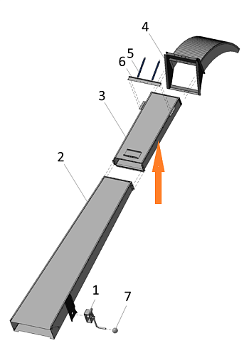 Лоток А-100-07.04.02.00 (Труба А-100): купить в Ростове-на-Дону