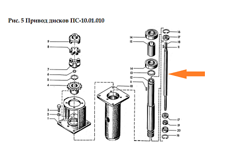 Вал ПС-10.01.607: купить в Ростове-на-Дону