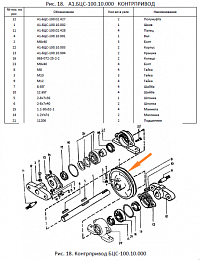 Шкив А1-БЦС-100.10.002 (d=180*30в(б)=1 руч.): купить в Ростове-на-Дону