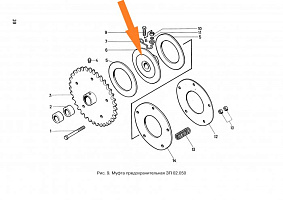 Ступица ЗП 02.113/02.101 (вал верхний): купить в Ростове-на-Дону
