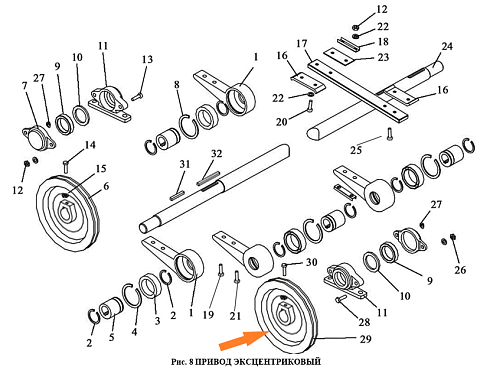 Шкив ЗВТ 86.102 (3-х руч. D=260) стар.: купить в Ростове-на-Дону