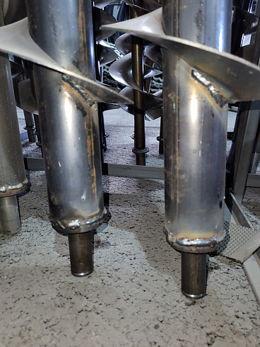 Шнек вторичной аспирации К 527, К 547 (мал цапфа левый): купить в Ростове-на-Дону