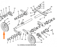 Шкив ЗВТ 86.103 (2-х руч. D=140 мм) нов.: купить в Ростове-на-Дону