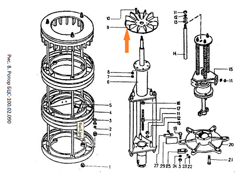 Разбрасыватель 1А БЦС 100.02.500: купить в Ростове-на-Дону