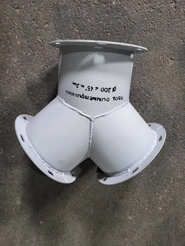 Ввод симметричный ф200 угол 45 ст2мм: купить в Ростове-на-Дону