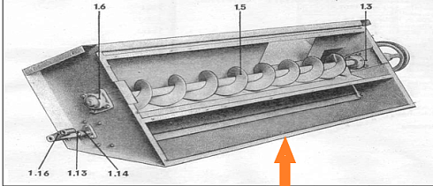 Бункер шнека загрузки (голый) К527 К547: купить в Ростове-на-Дону