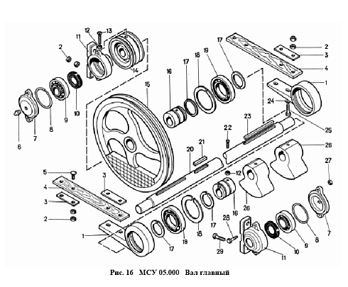 Вал главный МСУ 05.000: купить в Ростове-на-Дону