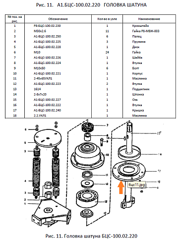 Крышка головки А1-БЦС-100.02.240: купить в Ростове-на-Дону