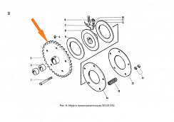 Звездочка ЗП 02.210/02.140 z=36, t=25.4: купить в Ростове-на-Дону