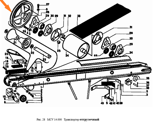 Шкив МСУ 03.103-01 ф=25 ф=290 руч в(б) (ПС-10.09.010): купить в Ростове-на-Дону