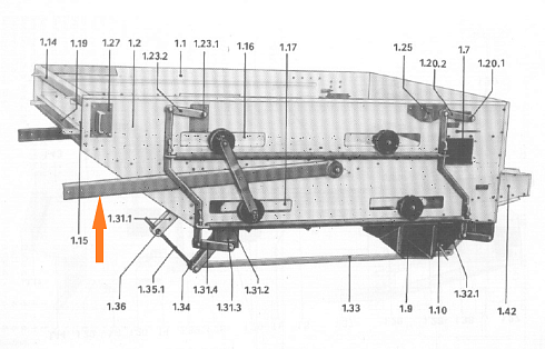 Шатун нижнего решетного стана с саленблоком К-547: купить в Ростове-на-Дону