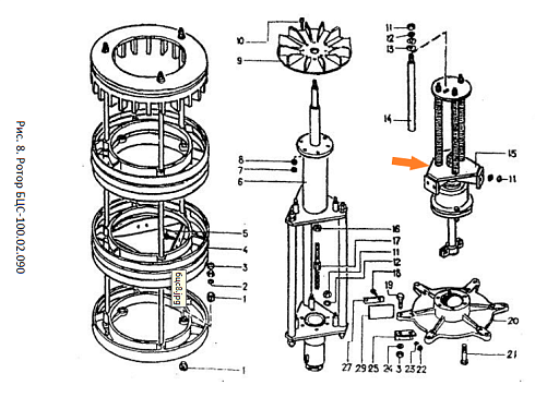 Гол-ка шатунаА1-БЦС-100.02.220(50.32.220) без пруж: купить в Ростове-на-Дону