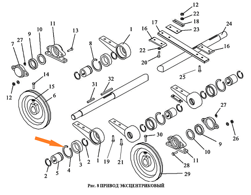 Кольцо 2В 110 (головка шатуна): купить в Ростове-на-Дону