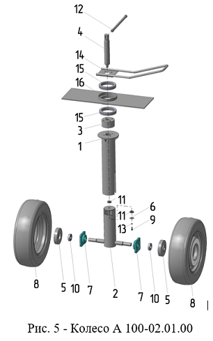 Колесо А 100-02.01.00 (без колес и ручки): купить в Ростове-на-Дону