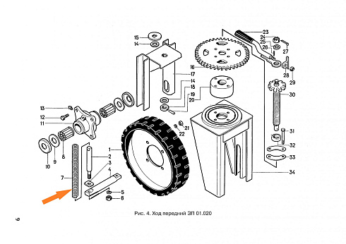 Пружина ЗП 01.603: купить в Ростове-на-Дону