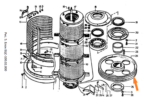 Шкив А1-БЦС-100.02.004: купить в Ростове-на-Дону