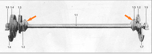 Подшипниковый узел главного вала с эксцентриком К-527,К547: купить в Ростове-на-Дону