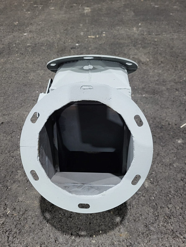 Клапан ручной симметричный ф200мм уг45гр (распределитель) : купить в Ростове-на-Дону