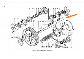 Вал ЗП 04.606 контрпривод: купить в Ростове-на-Дону