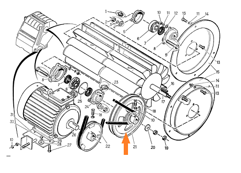 Шкив МПО 50.04.102: купить в Ростове-на-Дону