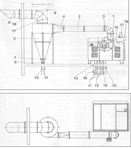 Система аспирации к машине ВРМ К52.7: купить в Ростове-на-Дону