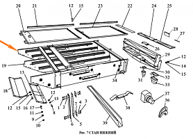 Корпус решетного стана ЗВТ 85.010 (нижний): купить в Ростове-на-Дону