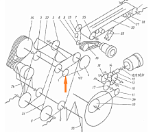 Звездочка КШП-5 5.01-03-04(НПГ-03-602 (z=12, t=25,4, Фвн=35)): купить в Ростове-на-Дону