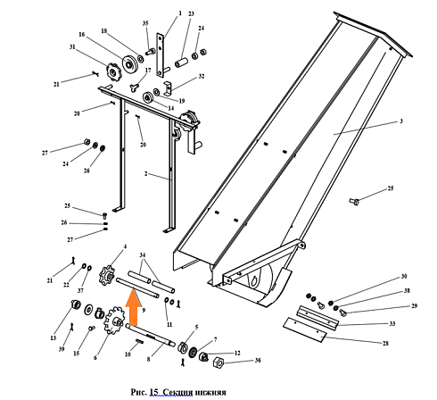 Вал ЗПМ 05.639 (ф. 20 мм): купить в Ростове-на-Дону