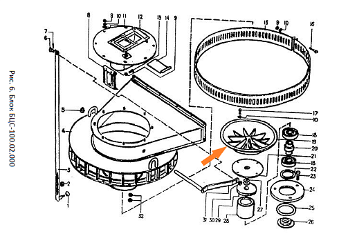 Разбрасыватель 1А БЦС 100.02.610: купить в Ростове-на-Дону