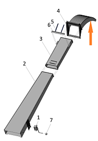 Отражатель А-100-07.04.03.00 (Носок А-100): купить в Ростове-на-Дону