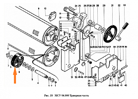 Ролик опорный триерного цилиндра БМ 09.001 П: купить в Ростове-на-Дону