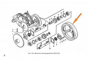 Шкив ЗЭ 07.103 Фвнеш.=233, Фвнутр.=25: купить в Ростове-на-Дону