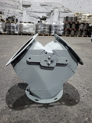 Клапан ручной симметричный ф200мм уг45гр (распределитель) : купить в Ростове-на-Дону