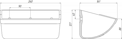 Ковш норийный полимерный МАСТУ 110: купить в Ростове-на-Дону