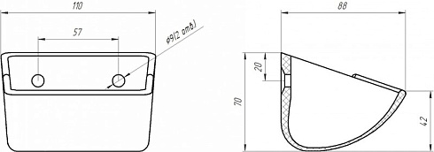Ковш норийный полимерный МАСТУ 005У: купить в Ростове-на-Дону